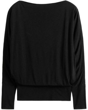 TOTEME Pullover mit U-Boot-Ausschnitt - Schwarz