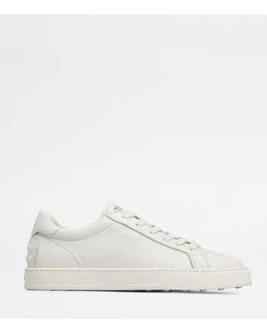 Tod's Leather Trainers - White