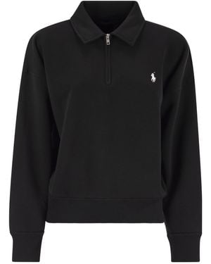 Polo Ralph Lauren Quarter-Zip Pullover - Black