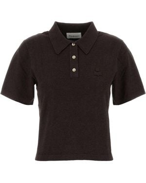 Isabel Marant Althea Polo Shirt - Black