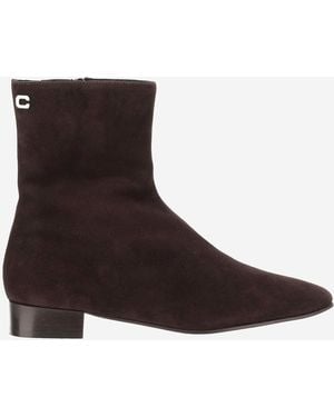 CAREL PARIS Aiglon 24 Suede Ankle Boots - Brown