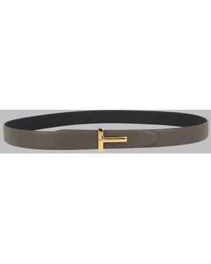 Tom Ford Designer Belt - Grey