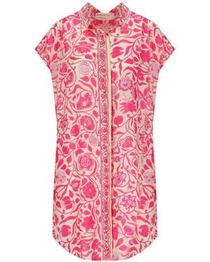 PAHIESA FORMENTERA Long Shirt - Pink