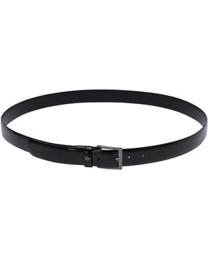 Fabi Leather Belt Belts - Black