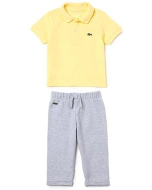 Lacoste Polo Shirt Set With Trousers - Blue