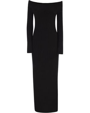 Max Mara Arnes1234 Wool And Cashmere Sheath Dress - Black