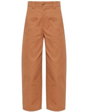 Chloé Straight Trousers - Brown