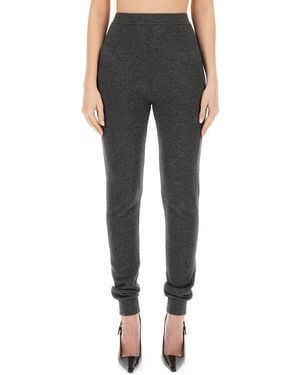 Saint Laurent High Waist Leggings - Black