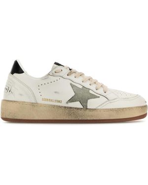 Golden Goose Deluxe Brand Leather Ball Star 2 Trainers - White