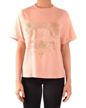 Elisabetta Franchi Tshirt Short Sleeves - Pink