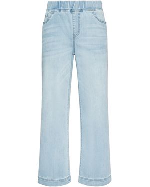 Elena Miro Tira Su Jeans Ritagliati - Blu
