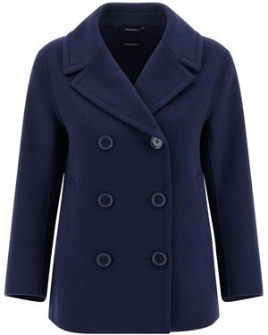Max Mara 'Elise' Coat - Blue