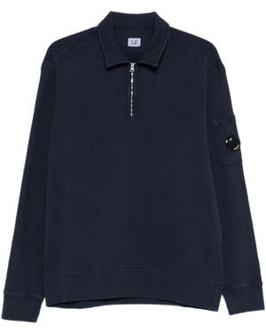 C.P. Company Sweatshirts Polo Collar - Blue
