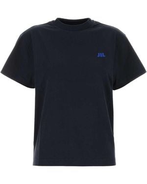 Jil Sander T-Shirt Cn Ss Emb - Black