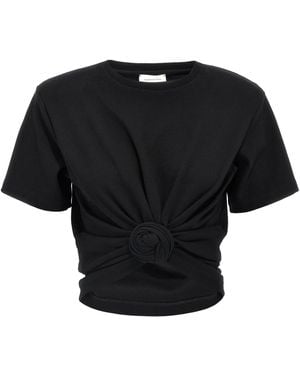 Magda Butrym '01' T -shirt - Zwart