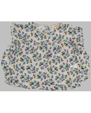 Bellerose Flowery Blouse - Grey