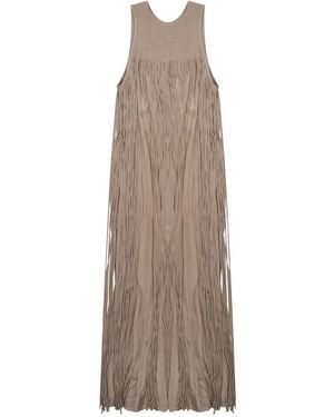 Alysi Fringe Long Suit For - Natural