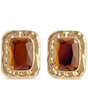 Self-Portrait Mottled Amber Earrings - Multicolour