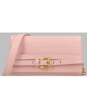 Balmain Portafoglio "Shuffle" Con Tracolla - Pink