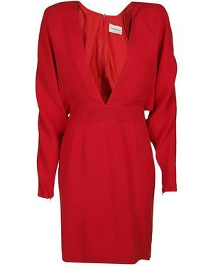 Alexandre Vauthier Mini -jurk - Rood