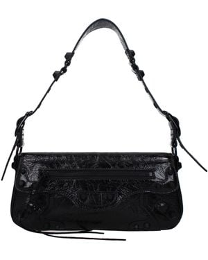 Balenciaga Borse A Spalla Le Cagole Donna Pelle Nero - Black