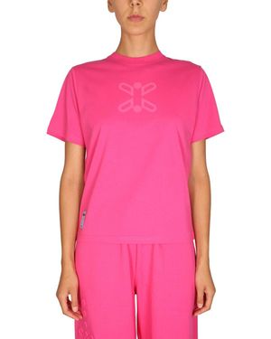 McQ Logo Crew Neck T-Shirt - Pink