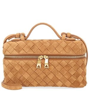 Bottega Veneta Shoulder Bag Bang Leather Calf Handbags - Brown