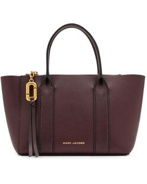 Marc Jacobs The Work Tote Small Leather Tote - Purple