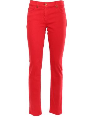 Elisabetta Franchi Fitted Jeans - Red