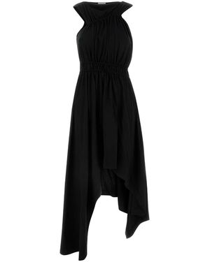 McQueen Black Jersey Kleid - Schwarz