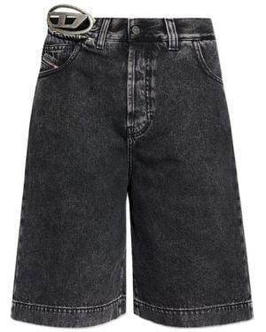 DIESEL Logo Shorts - Black