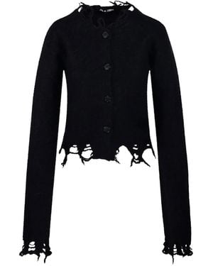 Haikure Destgierte Strickjacke - Blau