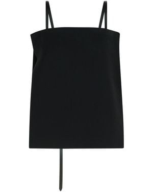 Sportmax Viscose Skirt - Black