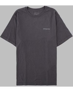 Patagonia T Shirt "P 6" Con Stampa Logo - Gray