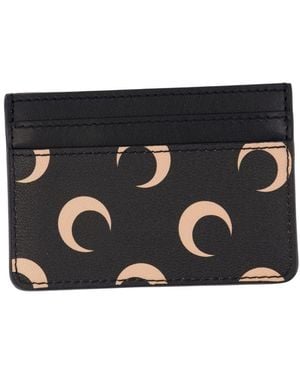 Marine Serre Moon Kartenhalter Synthetik Schwarz