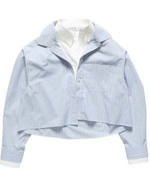 Acne Studios Cotton Shirt - Blue