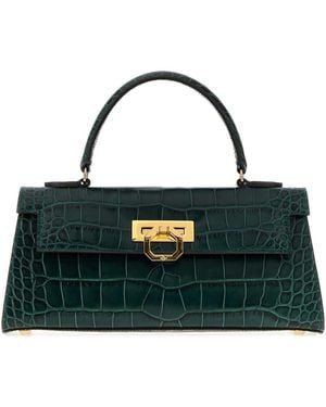 Carbotti Bottle Masami Handbag - Green