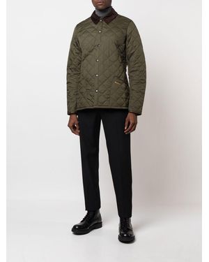 Barbour Olive Heritage Liddesdale Jacket - Green