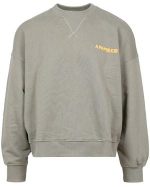 A PAPER KID Jumpers - Grey