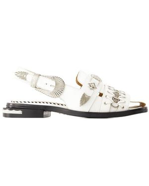Toga Aj1312 Sandalen Leer Wit