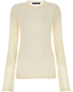 Marco Rambaldi Ivory Lace Top - White