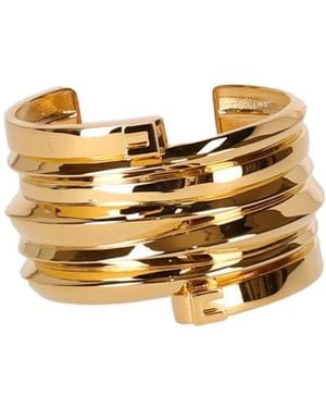 Elisabetta Franchi Cuff Bracelet - Metallic