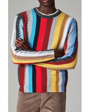 Paul Smith Herrenpullover mit Rundhalsausschnitt - Mehrfarbig