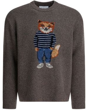 Maison Kitsuné Knitwear - Grey
