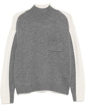 Semicouture Winnie Cashmere Jumper - Grey