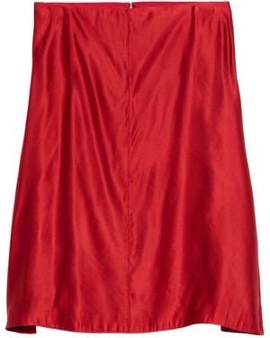 KHAITE Nania Skirt - Red