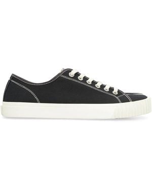 Maison Margiela Tabi Canvas Sneakers - Zwart