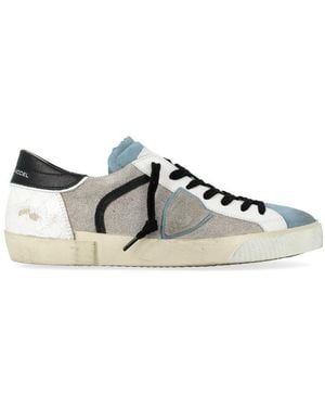 Philippe Model Prsx Bas Homme - Gris