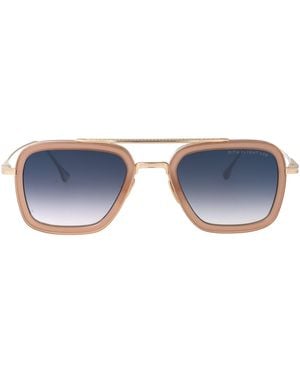 Dita Eyewear Aviator Sunglasses 7806 U Gld Pnk Gld Pnk - Blue