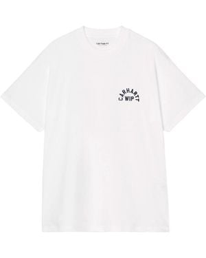 Carhartt S/S Arch Script T-Shirt - White